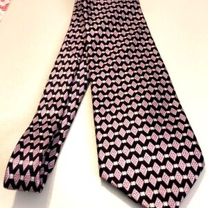 Brioni Tie-Purple & Black